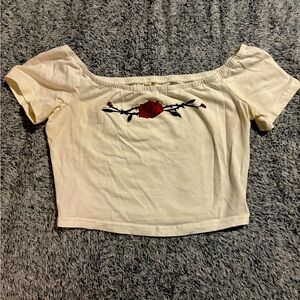 Crop top - off shoulder, never worn
